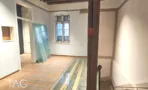 ריצוף אריחים מקורי בפסים ירוקים במשרד 400 מ