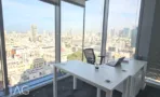 משרד פינתי עם נוף פנורמי במגדל רוטשילד 22