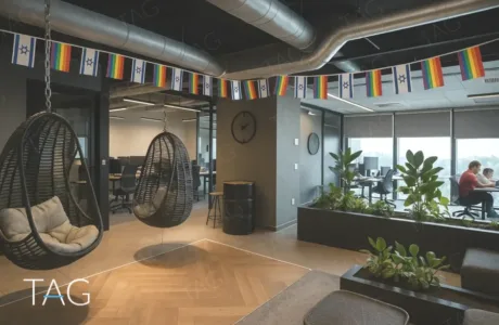 משרד להשכרה 2400 מר במגדל TOHA 2
