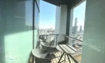 מרפסת עם נוף במשרד 125 מ״ר במגדל רסיטל