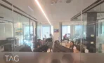עמדות עבודה במשרד 225 מ״ר במגדל רסיטל