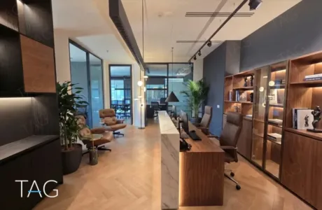 השכרת משרד 160 מר במגדלי הארבה חדש לגמרי נוף לים