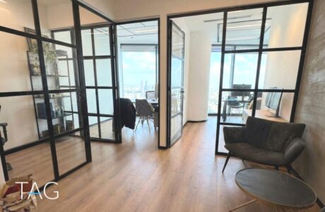 השכרת משרד 63 מר במגדל רסיטל קומה גבוהה