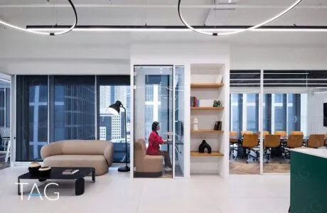 משרד להשכרה 450 מ"ר במגדל סקיי טאוור, חלל פתוח